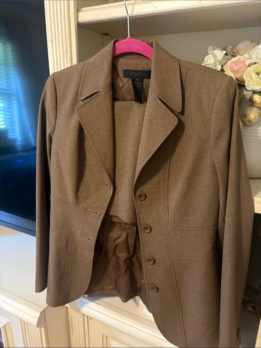 The Limited Brown Tailored Women's Blazer Jacket